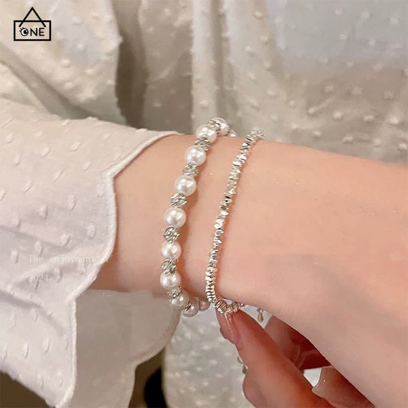 CODสร้อยข้อมือมุกเพทายหรูหราแฟชั่นระดับไฮเอนด์เครื่องประดับสำหรับผู้หญิงของขวัญ-a.one รูปที่ 5