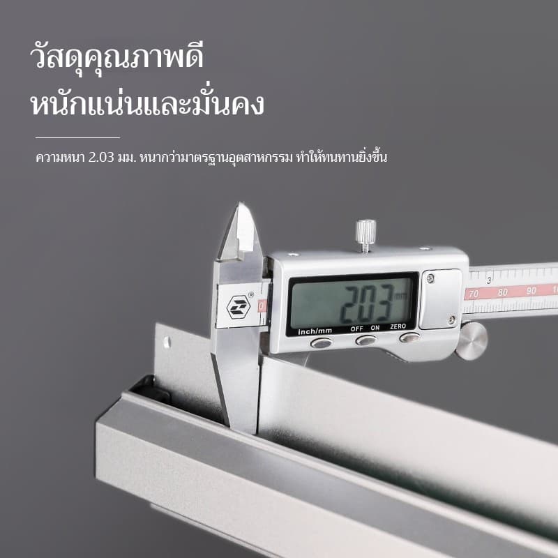 ที่หนีบออเดอร์ รางบัตร ที่เสียบกระดาษร้านอาหาร ที่หนีบบิลอลูมิเนียม ที่หนีบใบเสร็จใบออเดอร์ในครัว ไม่ต้องเจาะรู รูปที่ 8