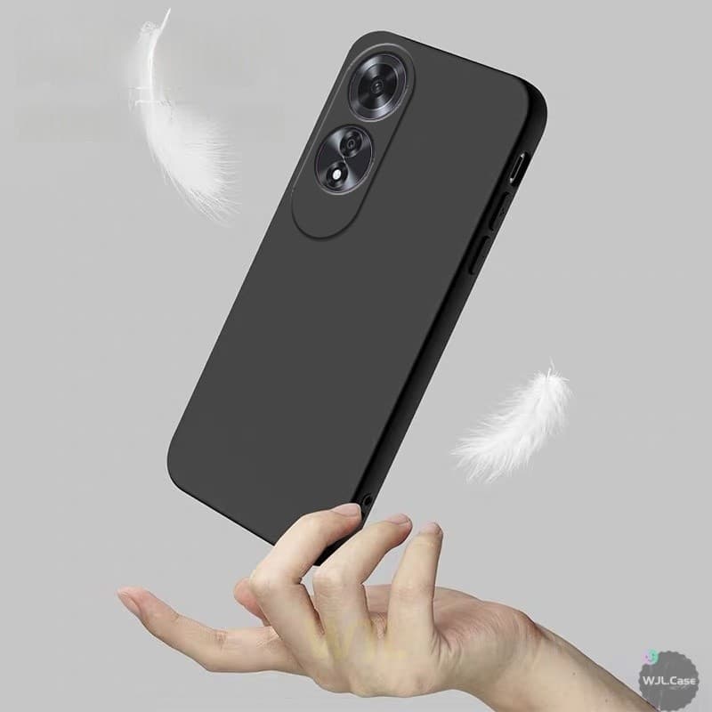 เคส OPPO A60 เคสซิลิโคนโทรศัพท์มือถือสีลูกกวาดเรียบง่าย YT รูปที่ 2