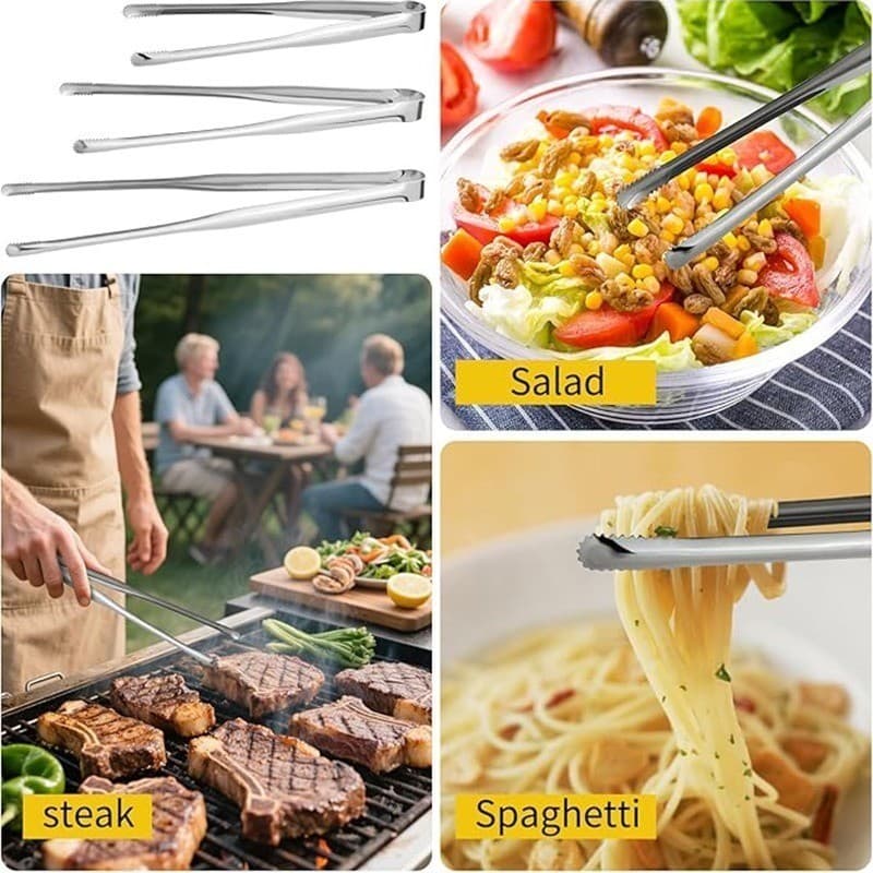 ครัวทําอาหารแหนบ-304สแตนเลสคลิปบาร์บีคิว-กลางแจ้งตั้งแคมป์ขยายแหนบย่าง-บุฟเฟ่ต์อาหารให้บริการภาชนะ รูปที่ 7