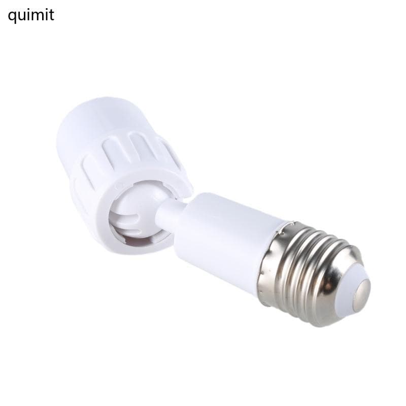 Light Socket Extender E27 to E27 Light Socket Extension 360 Degree Adjustable รูปที่ 1
