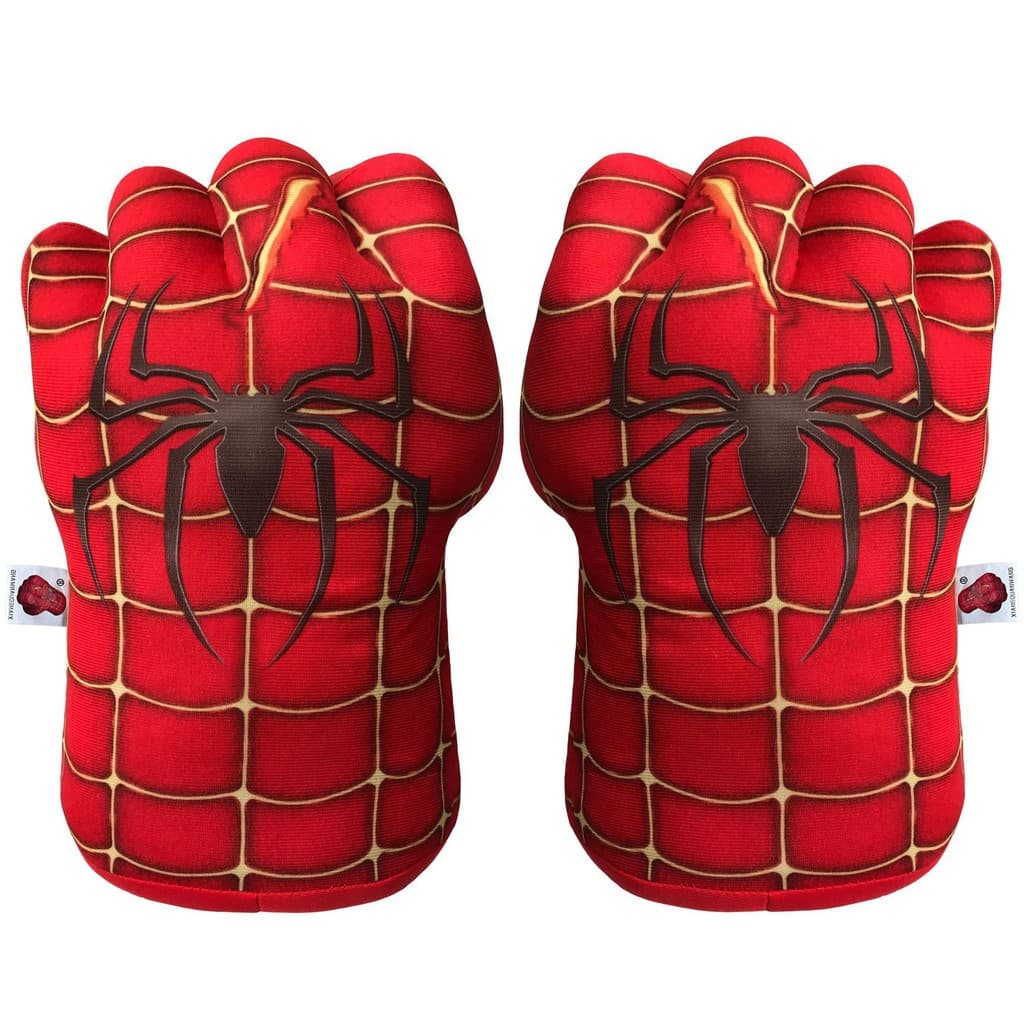 ถุงมือมวย Green fist Spiderman Iron Man ชุดถุงมือมวยลายการ์ตูนสไปเดอร์แมน อเวนเจอร์ สำหรับเด็ก รูปที่ 3