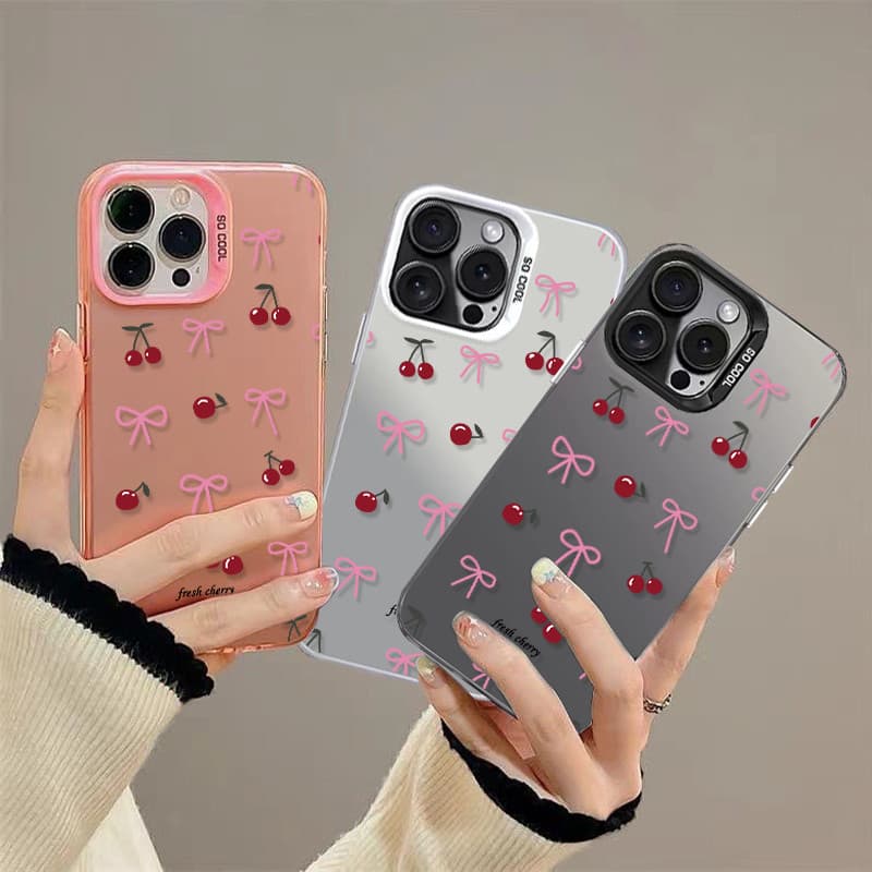 GOODเคสไอโฟน 13 สำหรับ iPhone 11 16 13 17 15 Pro Max 12 14 Pro Max 7Plus XR X XS Max 8 7 15 14 Plus ดอกไม้หวานสด รูปที่ 3
