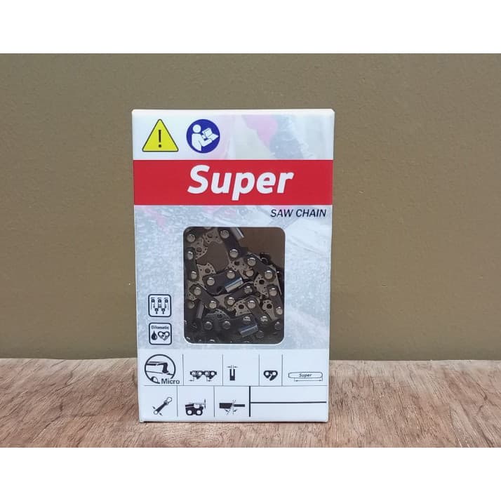โซ่เลื่อยยนต์ ตราSUPER มีให้เลือกหลายขนาด โซ่เลื่อย โซ่บาร์เลื่อย โซ่ตัดต้นไม้ ตัดเร็ว คม รูปที่ 2