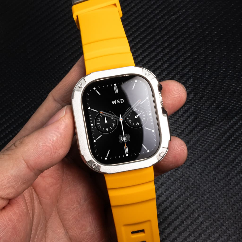 Band + กรณีกีฬาสายรัดซิลิโคน TPU + PC ฝาครอบกันชนสําหรับ Apple Watch Ultra 2 49 มม.42 44 45 46 มม. iWatch Series10/8/7/SE/6/5 รูปที่ 2