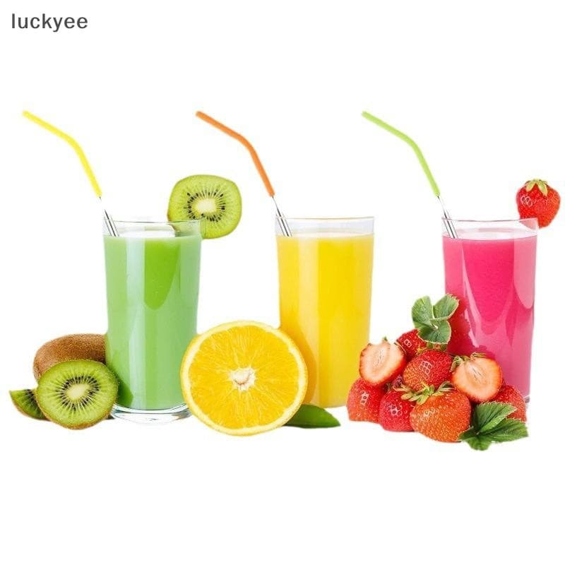 Luckyee 6 ชิ้น/เซ็ตซิลิโคนอ่อนฟางครอบคลุมหลอดเคล็ดลับครอบคลุม Fit สําหรับ 9 มม.กว้างสแตนเลสหัวฉีดหลอด TQ รูปที่ 8
