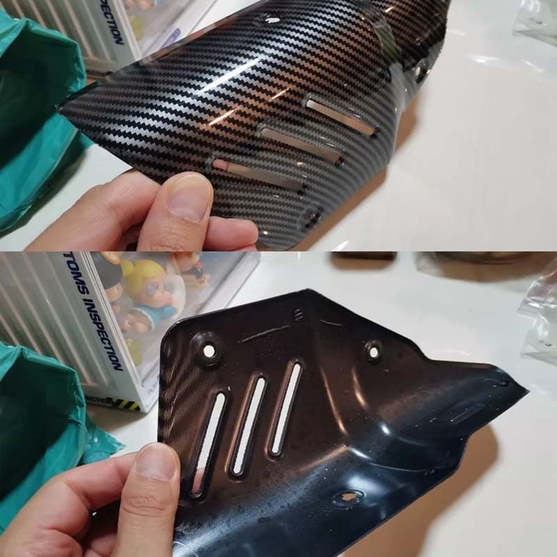 R1 Akrapovic M1 Muffler ฝาครอบทนความร้อน Anti-scalding ฝาครอบความร้อนฝาครอบท่อ รูปที่ 6
