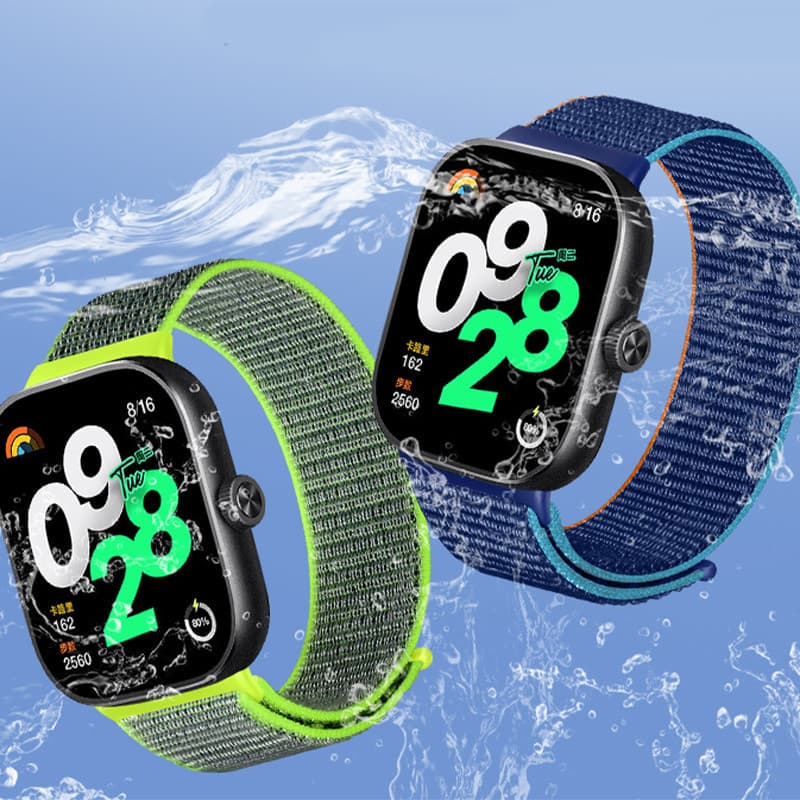 สายรัดไนลอนสำหรับ for Redmi Watch 6 5 4 สายรัดข้อมือแบบยืดหยุ่นแบบนุ่มสำหรับอุปกรณ์เสริม for Mi Band 10 9/8 Pro รูปที่ 5