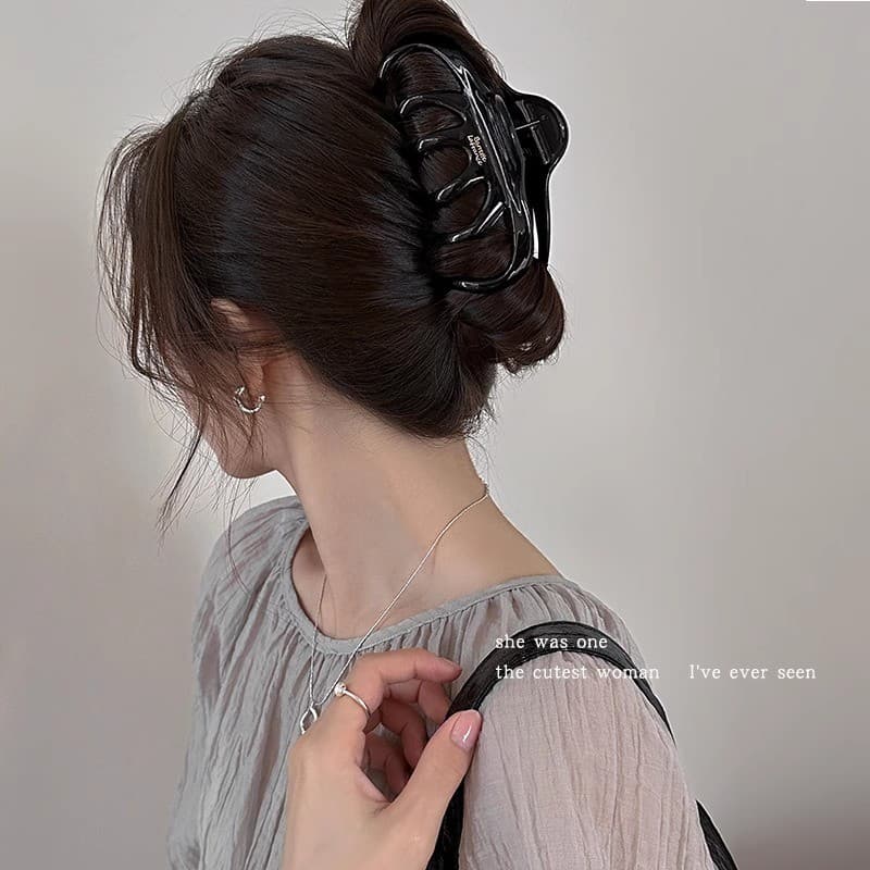 ขนาดใหญ่ Elegant Lady Grips Hairpin กิ๊บติดผมเครื่องประดับผม รูปที่ 3
