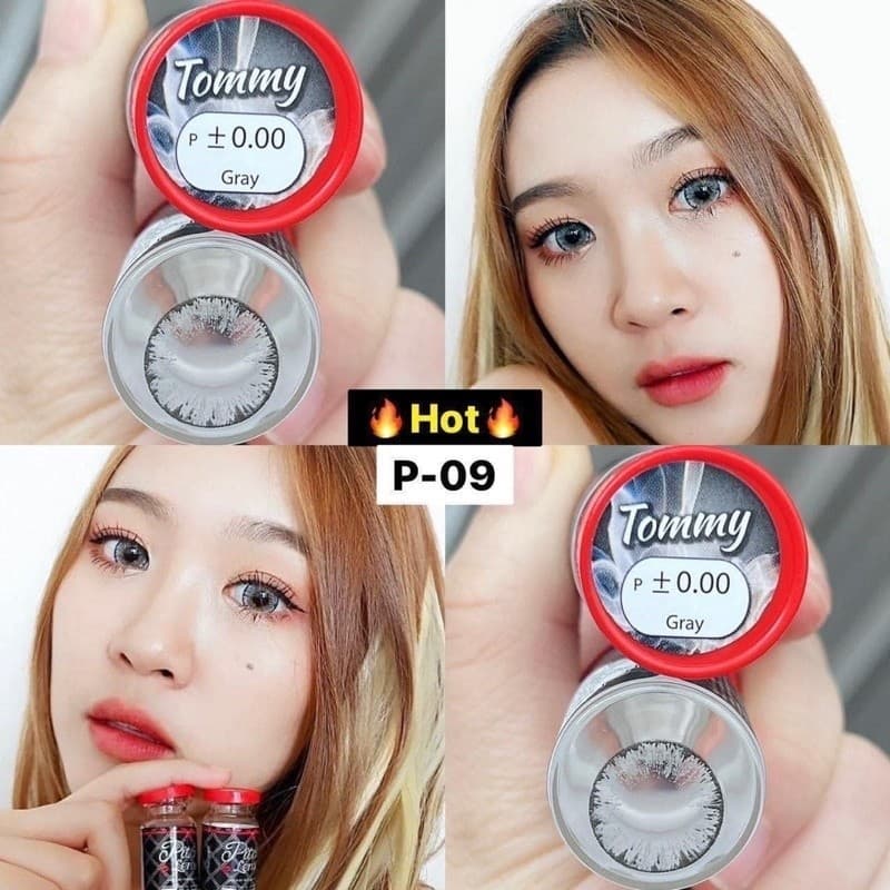 **มีค่าสายตา0.00-10.00**บิ๊กอาย ลายเกล็ดน้ำแข็งสายตาปกติ 0.00 เลนส์ขวดอย.ไทยรับรอง "Tommy " รายเดือน รูปที่ 7