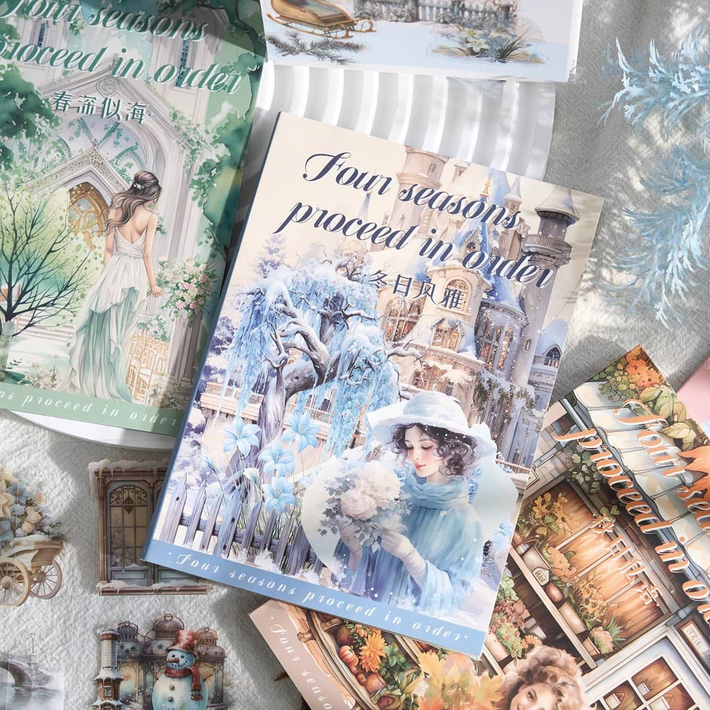 20sheepts PET สติกเกอร์ Season Series PET สติกเกอร์ตกแต่งไดอารี่สาว Scrapbooking วัสดุตกแต่งอัลบั้มเครื่องเขียนสติกเกอร์ รูปที่ 3