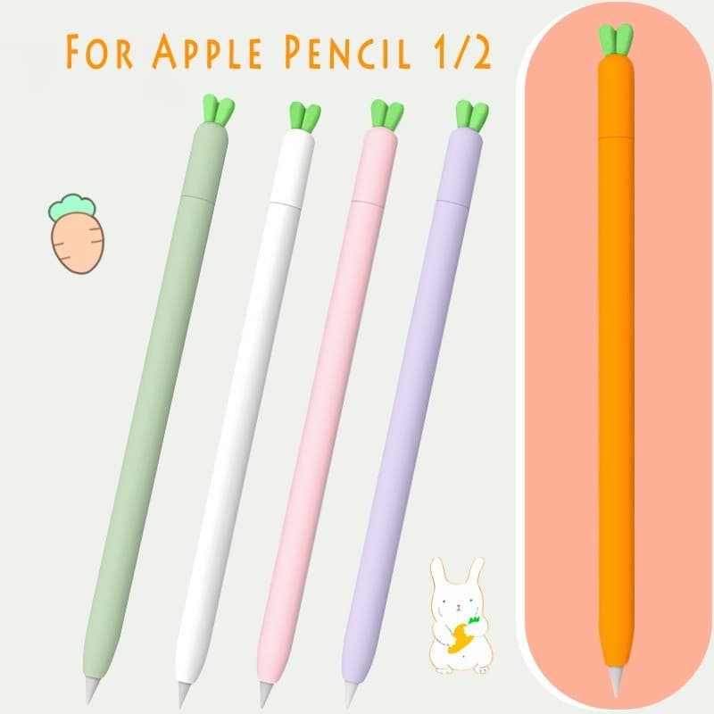 เคสซิลิโคนสำหรับ iPad Apple Pencil Pro 2 1 Gen ป้องกันการลื่น ป้องกันการตก ปลอกอ่อน รุ่นที่ 2 ปลอกป้องกันปากกาเหลวรุ่นที่ 1 รูปที่ 5