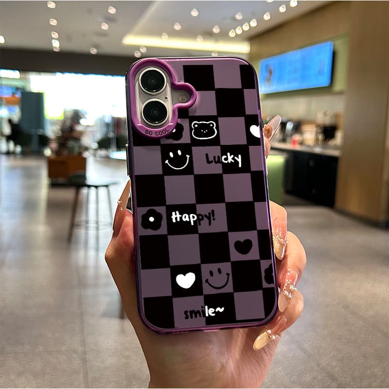 สำหรับ OPPO A18 A38 A15 A15s A60 A35 A17 A17K A79 5Gหมีน้อยสีดำและสีขาว OPPOA57 A77 A77S รูปที่ 4