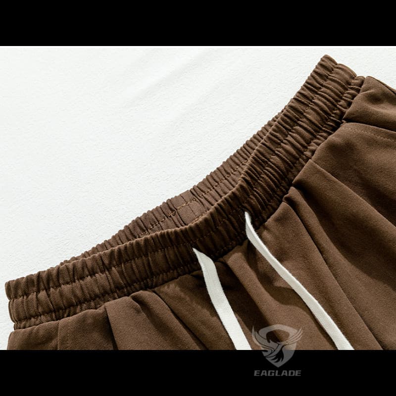 Eaglade Tactical Cargo Baggy Loose Pants for Men K2148 สีดํา B02 รูปที่ 5