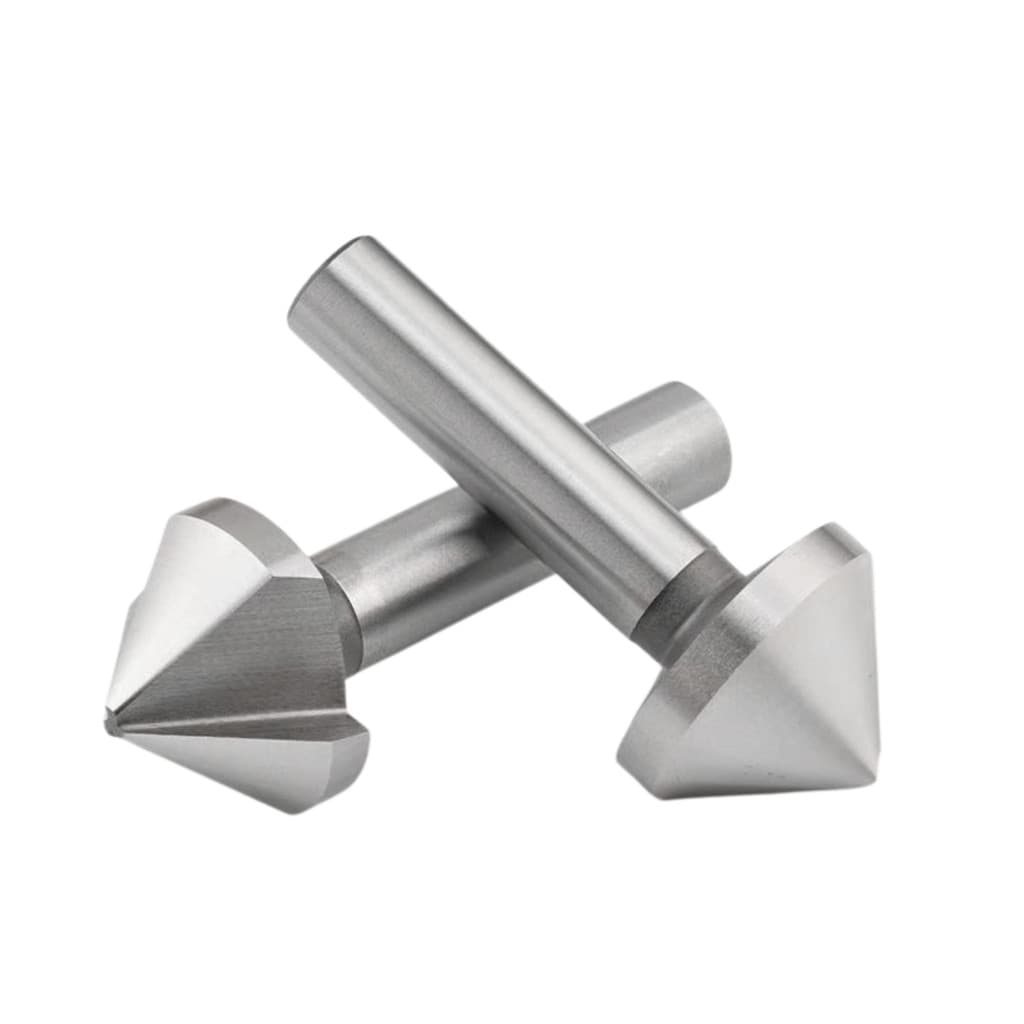 ดอกลบคม 90 องศา แชมเฟอร์ Chamfering tools 90° HSS สีเงิน 6.3 - 35 มิล ดอกแชมเฟอร์ ดอกลบมุม รูปที่ 3