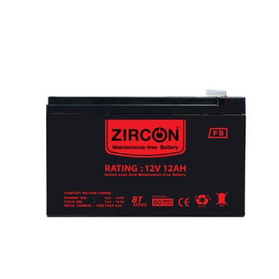ZIRCON BATTERY เเบตเตอรี่สำหรับเครื่องสำรองไฟ และอุปกรณ์ไฟฉุกเฉิน รับประกัน 1 ปี รูปที่ 6