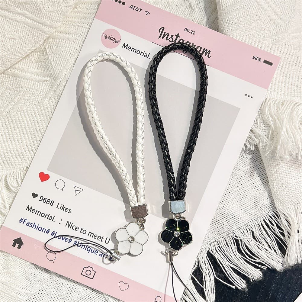 สายคล้องโทรศัพท์มือถือ เคสโทรศัพท์มือถือสำหรับผู้หญิง เชือกแขวน สายคล้องข้อมือ ป้องกันการสูญหาย - โคลเวอร์สี่แฉก-SJPS รูปที่ 6
