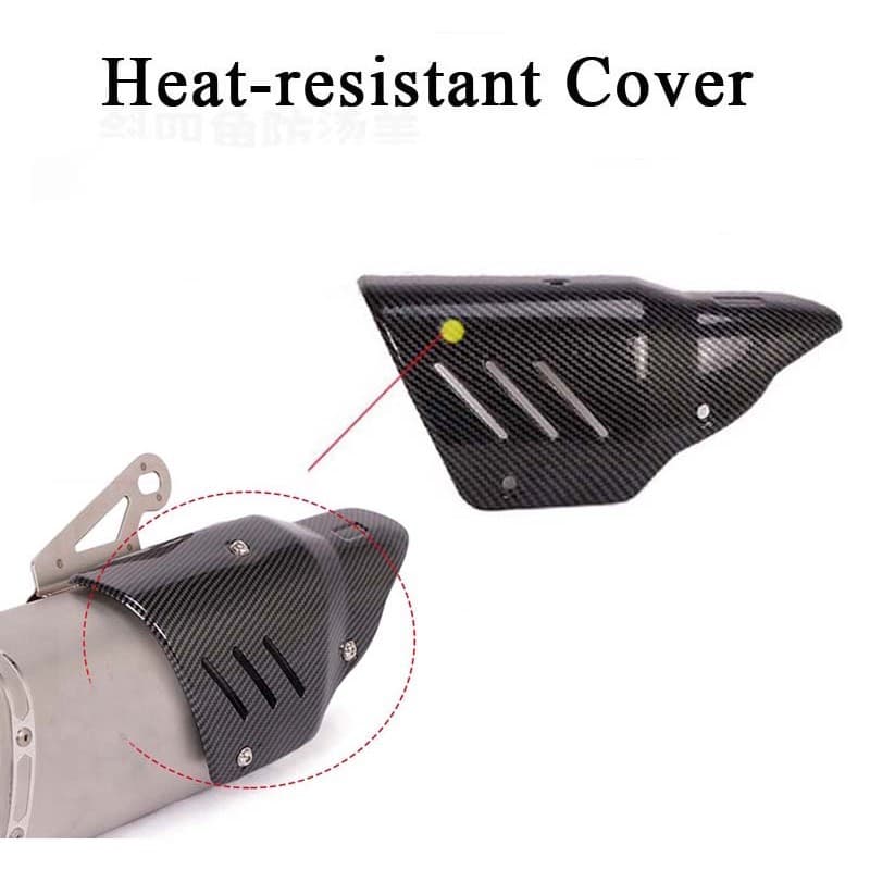 R1 Akrapovic M1 Muffler ฝาครอบทนความร้อน Anti-scalding ฝาครอบความร้อนฝาครอบท่อ รูปที่ 3
