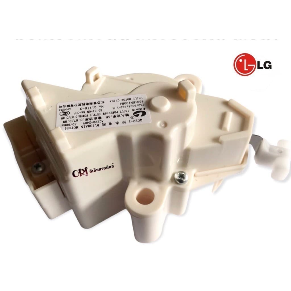 มอเตอร์เดรนน้ำทิ้ง DRAIN MOTER QC22 มอเตอร์ดึงน้ำทิ้งแอลจี 3ขั้ว AC 220V อะไหล่เครื่องซักผ้า เครื่องซักผ้าแอลจีฝาบน รูปที่ 6