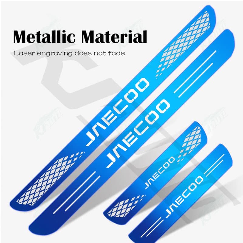 4pcs Jaecoo รถสแตนเลสเกณฑ์แถบโลหะยินดีต้อนรับเหยียบตกแต่ง Auto จัดแต่งทรงผมสติกเกอร์สําหรับ Chery Jaecoo J7 J8 Phev อุปกรณ์เสริม รูปที่ 9