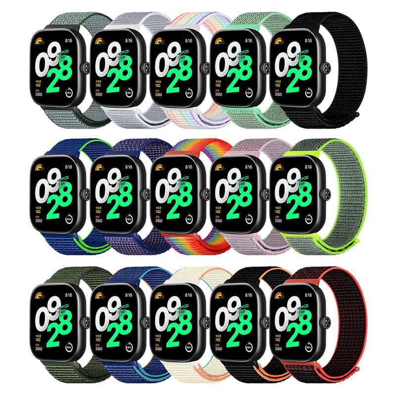 สายรัดไนลอนสำหรับ for Redmi Watch 6 5 4 สายรัดข้อมือแบบยืดหยุ่นแบบนุ่มสำหรับอุปกรณ์เสริม for Mi Band 10 9/8 Pro รูปที่ 4