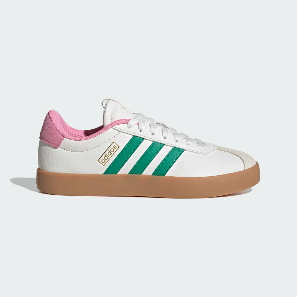 adidas ไลฟ์สไตล์ รองเท้า VL Court 3.0 ผู้หญิง สีขาว JR8663 รูปที่ 2
