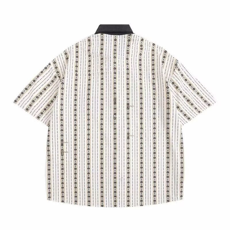 SUIKONE ซุยโคเนะ ญี่ปุ่นย้อนยุคการ์ตูนปักแนวตั้งลายเสื้อแขนสั้นฤดูร้อนผู้ชายและผู้หญิงเสื้อลําลองหลวม รูปที่ 8