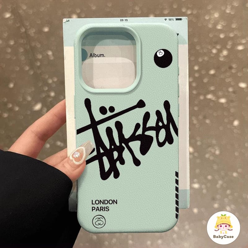 เคสไอโฟน 16 13 สำหรับ iPhone 15 11 16 13 12 14 Pro Max 7 8 14 15 Plus XR XS X Max ปกหนังสัมผัสตัวอักษรสร้างสรรค์สุดเท่ รูปที่ 9