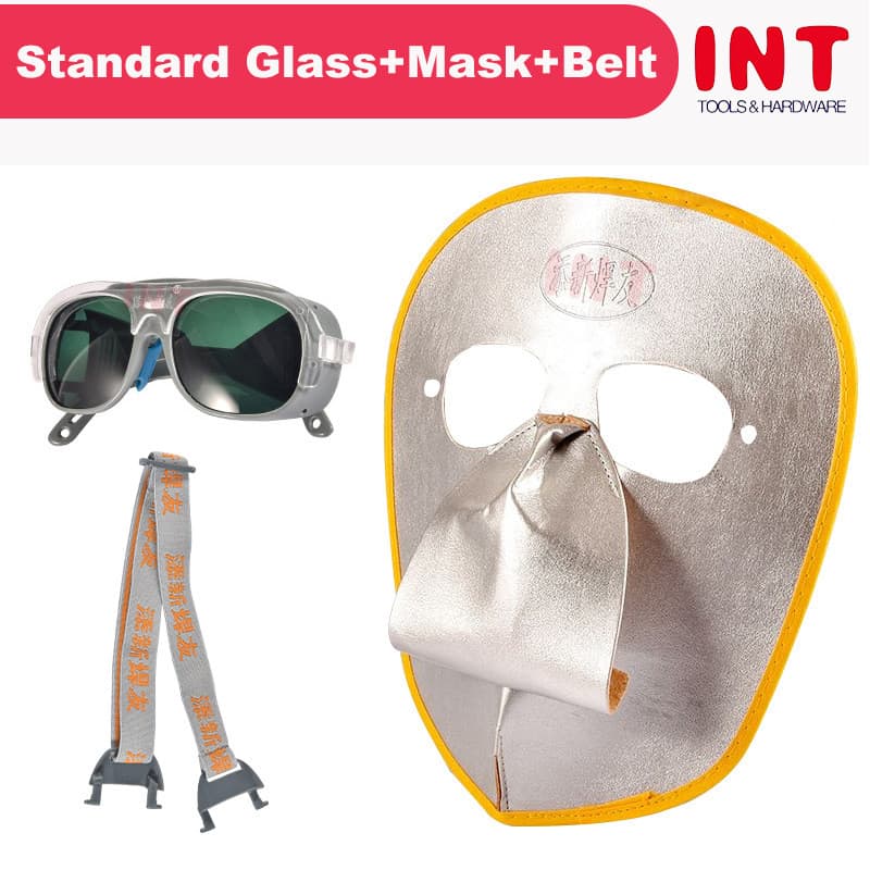 INT Welding Glasses & Mask แว่นตาเชื่อมและหน้ากาก ป้องกันรังสีอัลตราไวโอเลต สำหรับเชื่อมแก๊สอาร์กอนและอาร์ก ป้องกันแสงสะท้อน ความปลอดภัยในการทำงาน รูปที่ 8