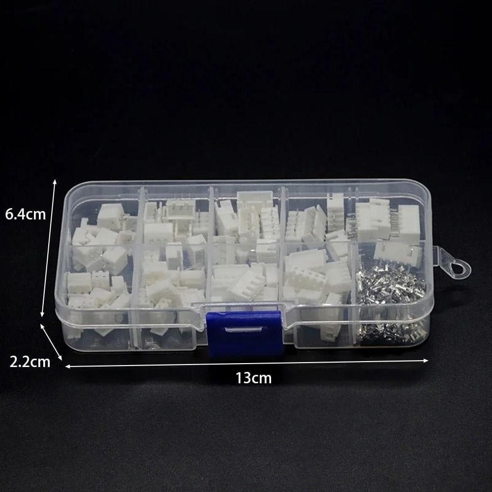 in สต็อกBLOOMZO 230 ชิ้น 2.54 มิลลิเมตร Pitch Terminal, 2 P 3 P 4 P 5pin XH2.54 Pin Connector, ชุดที่อยู่อาศัย 4 ค่าชายและหญิง Terminal Connector Kit รูปที่ 2