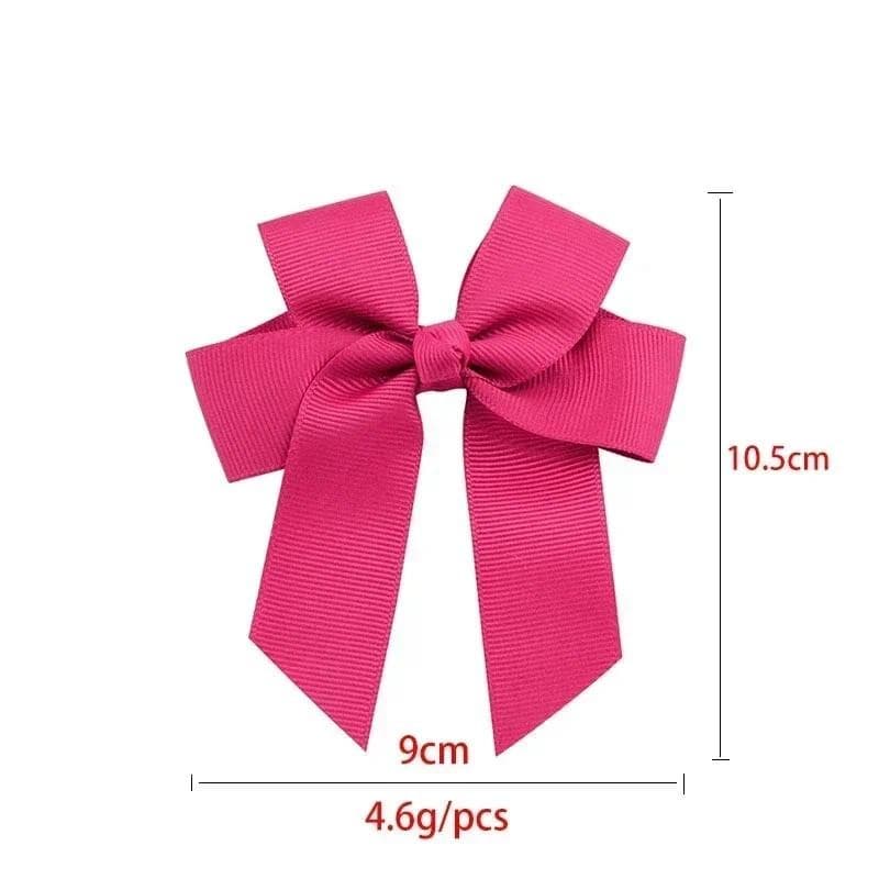 1 ชิ ้ น/ชุดสีทึบโบว ์ ผมคลิปสําหรับเด ็ กคลาสสิก Bowknot ริบบิ ้ น Hairpins พิธีรับปริญญา Headwear สาวอุปกรณ ์ เสริมผมขายส ่ ง รูปที่ 7