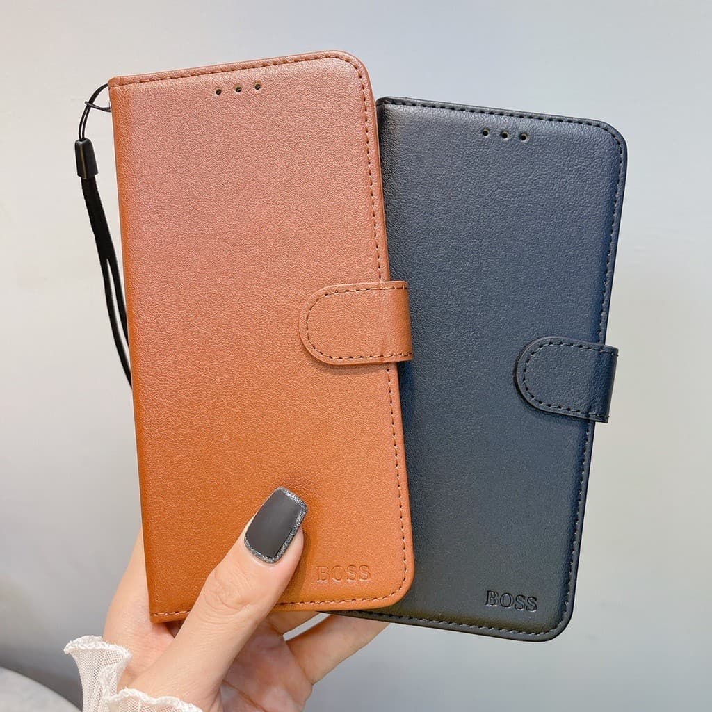 BOSS เคสฝาพับ ล็อคได้ สำหรับ REDMI A1 REDMI12 REDMI10 10C 10A REDMI9 9A 9C REDMI12Cเคสมีแม่เหล็ก รูปที่ 2