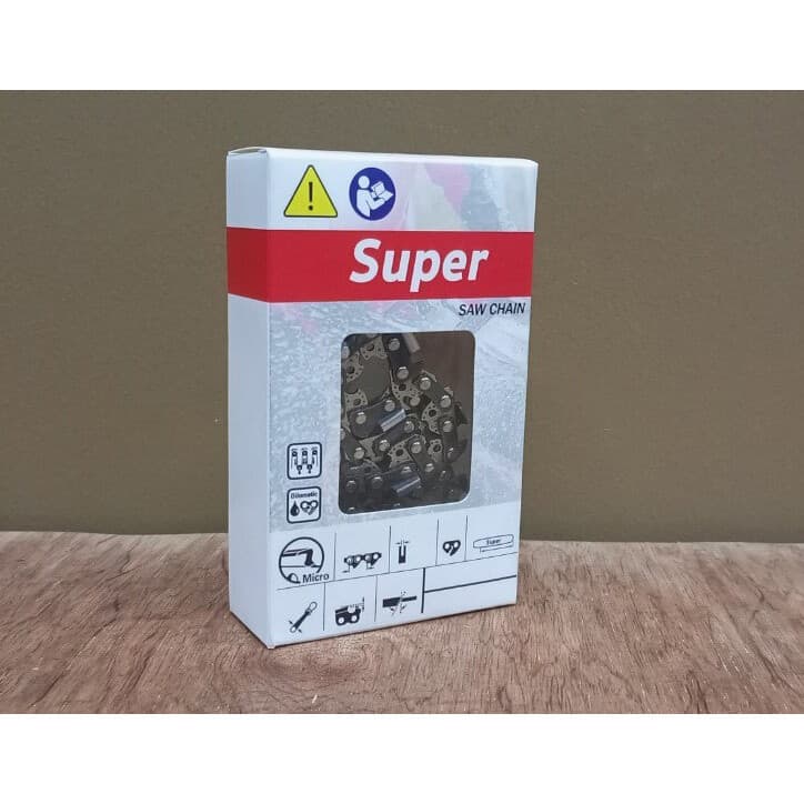 โซ่เลื่อยยนต์ ตราSUPER มีให้เลือกหลายขนาด โซ่เลื่อย โซ่บาร์เลื่อย โซ่ตัดต้นไม้ ตัดเร็ว คม รูปที่ 3