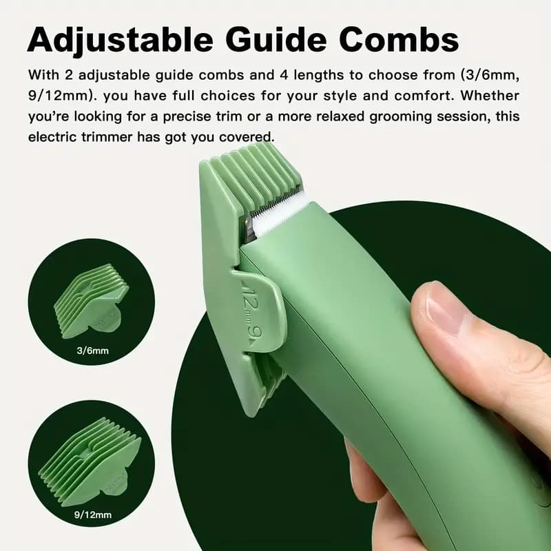 เครื่องตัดขนไฟฟ้า Groin, เครื่องโกนหนวดลูกบอล, Body Groomer สําหรับผู้ชาย, พร้อมแท่นชาร์จแบบยืน, ของขวัญสําหรับผู้ชาย รูปที่ 2