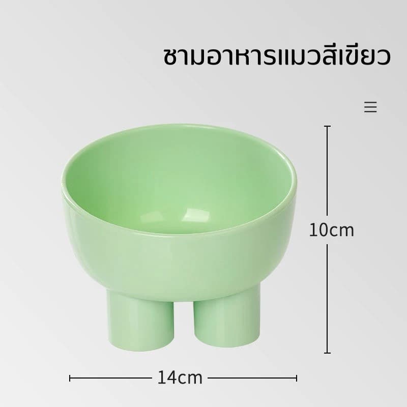 ชามกันมด แมว ชามอาหารแมว ชามอาหารสัตว์เลี้ยง ทรงเฉียง ชามอาหารสุนัข ที่วางอาหารสัตว์เลี้ยง เครื่องให้อาหารสัตว์เลี้ยง รูปที่ 7