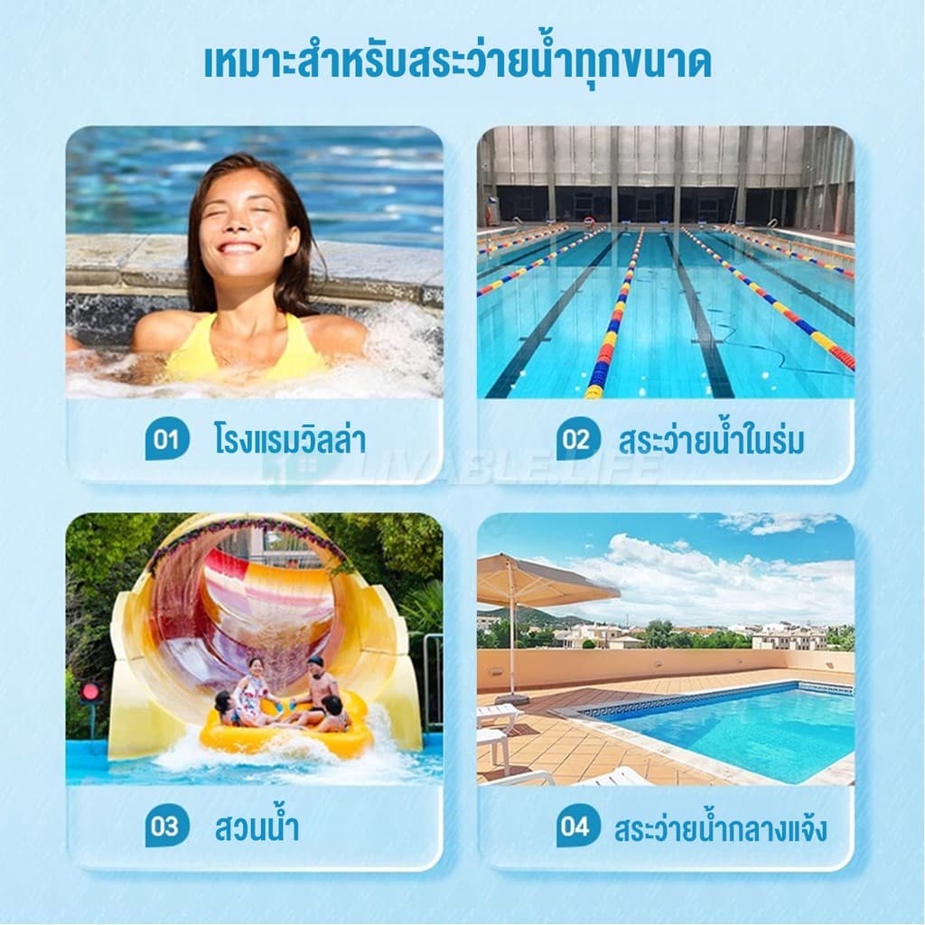 กระชอนตักใบไม้ ตาข่ายสระว่ายน้ํา ด้ามแบบถอดประกอบได้ สําหรับทําความสะอาดใบไม้ คราด ที่ตักใบไม้ในสระน้ำ กระชอนตักใบไม้ รูปที่ 6