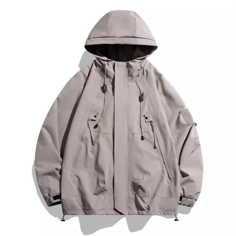MNO.9 Jackets J90 แจ็คเก็ตผ้าร่ม มีฮู้ด กันลม กันแดด เนื้อผ้า2ชั้น มีกระเป๋าหน้า ซิปซ่อน ชายเสื้อปรับจั๊ม ปลายแขนสม็อค รูปที่ 5