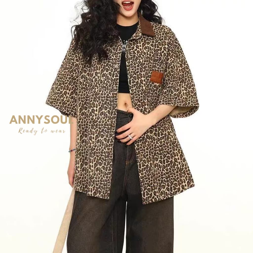 เสื้อเชิ้ตลายสุดชิค เลุควินเทจดีไซน์พิเศษ รูปที่ 1