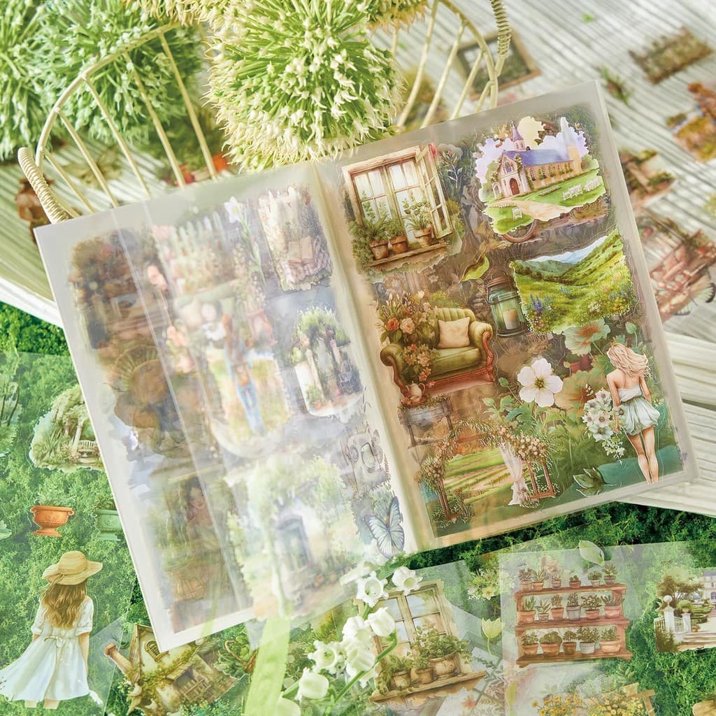 20sheepts PET สติกเกอร์ Season Series PET สติกเกอร์ตกแต่งไดอารี่สาว Scrapbooking วัสดุตกแต่งอัลบั้มเครื่องเขียนสติกเกอร์ รูปที่ 2