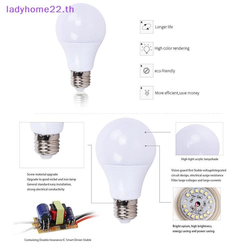 DOOULADY หลอดไฟ LED 12V ไฟ LED 5W 7W 9W 12W15W 20W 30W สําหรับหลอดไฟ LED12-85V แรงดันไฟฟ้าต่ําโคมไฟ TH รูปที่ 2