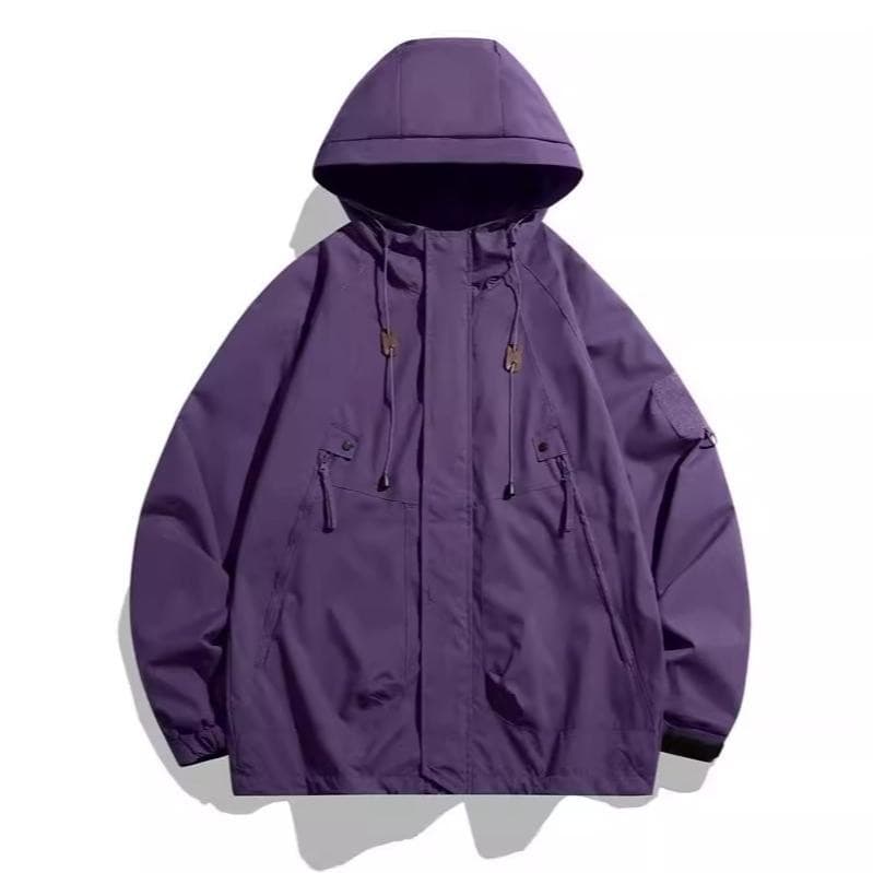 MNO.9 Jackets J90 แจ็คเก็ตผ้าร่ม มีฮู้ด กันลม กันแดด เนื้อผ้า2ชั้น มีกระเป๋าหน้า ซิปซ่อน ชายเสื้อปรับจั๊ม ปลายแขนสม็อค รูปที่ 7