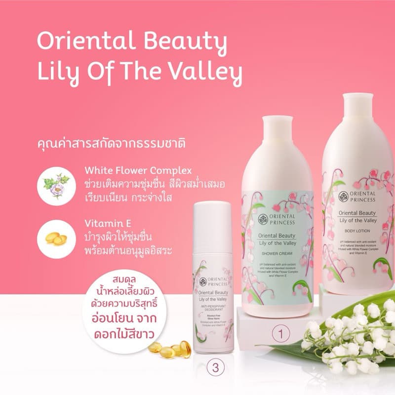 ครีมอาบน้ำ Oriental Princess shower cream ครีมอาบน้ำ กลิ่นหอมฟุ้ง รูปที่ 6