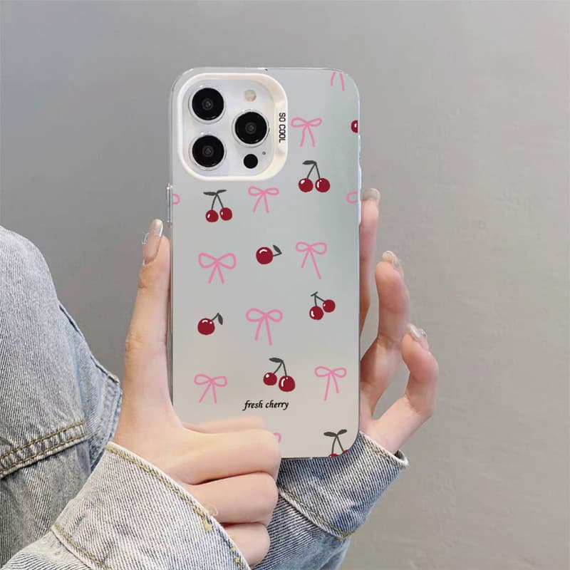 GOODเคสไอโฟน 13 สำหรับ iPhone 11 16 13 17 15 Pro Max 12 14 Pro Max 7Plus XR X XS Max 8 7 15 14 Plus ดอกไม้หวานสด รูปที่ 4