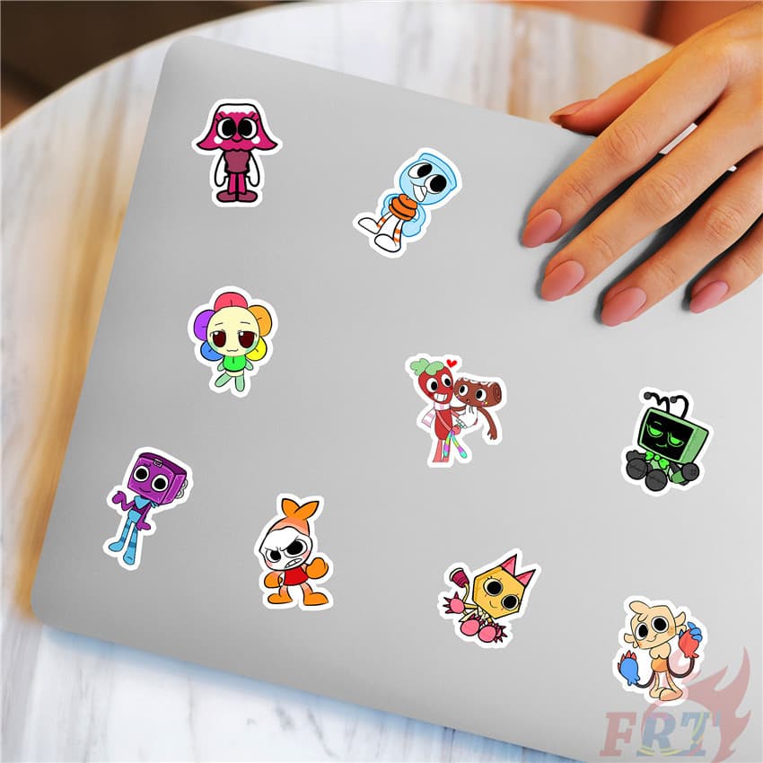 110Pcs/Set Dandy's World Q-1 Mini Diary Manual Stickers DIY Fashion Scrapbooks Album Decor Decals Stickers รูปที่ 6