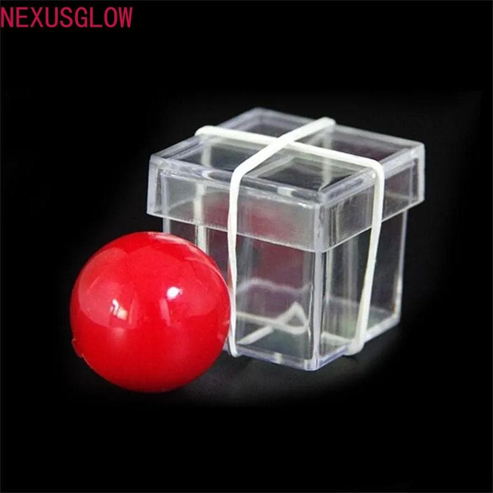 Nexusglow Ball Penetrate กล่อง, อุปกรณ์มายากล Props Gimmick Clear Ball ผ่านกล่อง, อุปกรณ์พลาสติก Illusion Mentalism Tricks ของเล่น รูปที่ 1