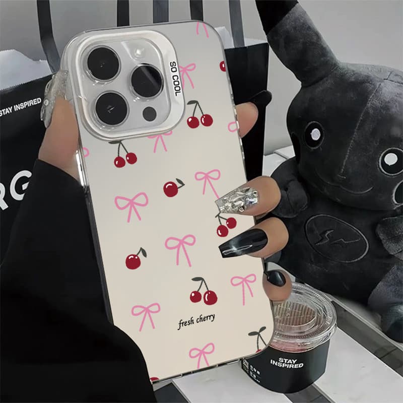 GOODเคสไอโฟน 13 สำหรับ iPhone 11 16 13 17 15 Pro Max 12 14 Pro Max 7Plus XR X XS Max 8 7 15 14 Plus ดอกไม้หวานสด รูปที่ 7