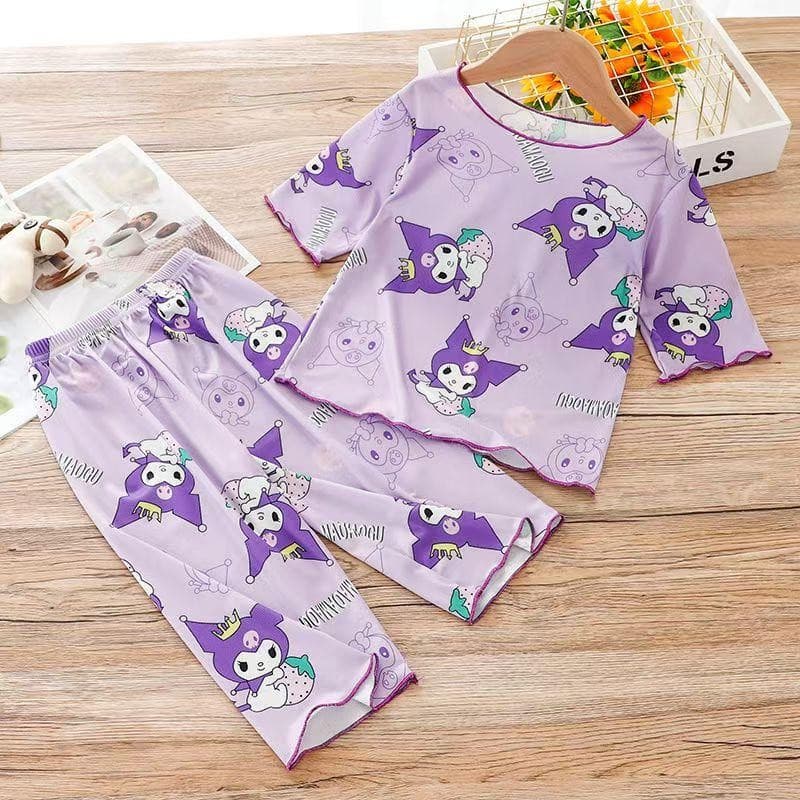 The design of baby girl pajamas is suitable for ages 1-8 รูปที่ 1