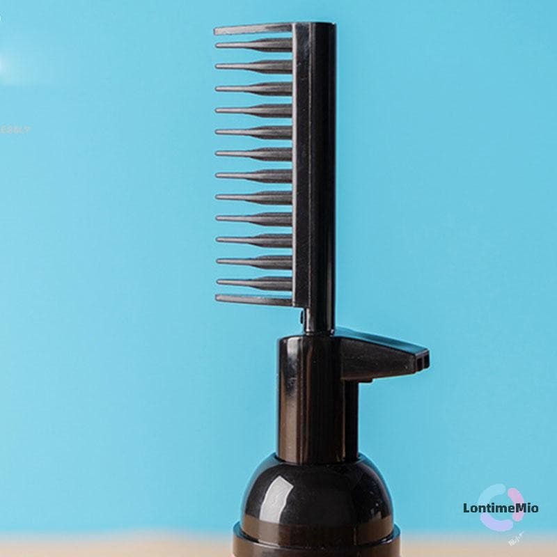 Lontimemio] หวีอุ่นผมขวดย้อมผมที่ว่างเปล่าพร้อมแปรง Applicator Dispensing Salon ใหม่ รูปที่ 4
