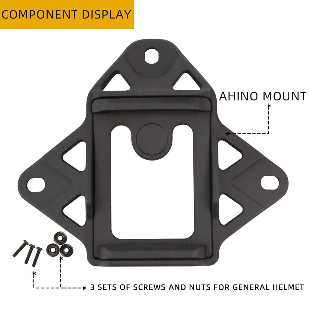 Booiu VAS หมวกกันน็อค Shroud Modular Bungee Wilcox L4 NVG Mount Adapter สําหรับ FAST MICH WENDY ยุทธวิธี Bulletproof หมวกกันน็อค NVG Brack รูปที่ 5