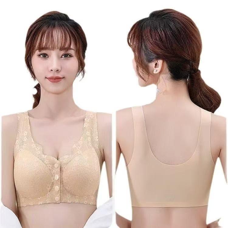 ขายดี กางเกงชั้นใน ผ้าเรยอน ติดกระดุมด้านหน้า ขนาดใหญ่ สําหรับคุณแม่ ผู้สูงอายุ และผู้สูงอายุ ไซซ์ M-4XL รูปที่ 6